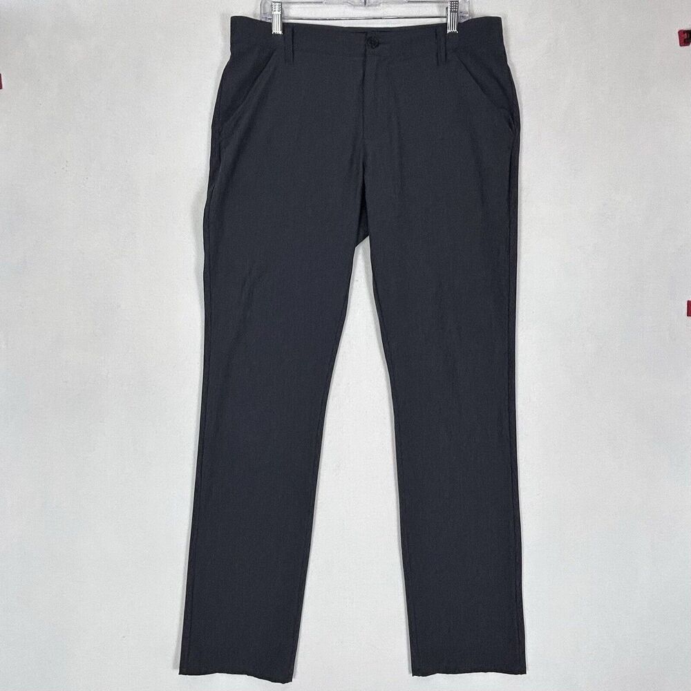 Travis Mathew Performance Casual Golf Pants Mens Size 34 Gray Flat Front Pockets